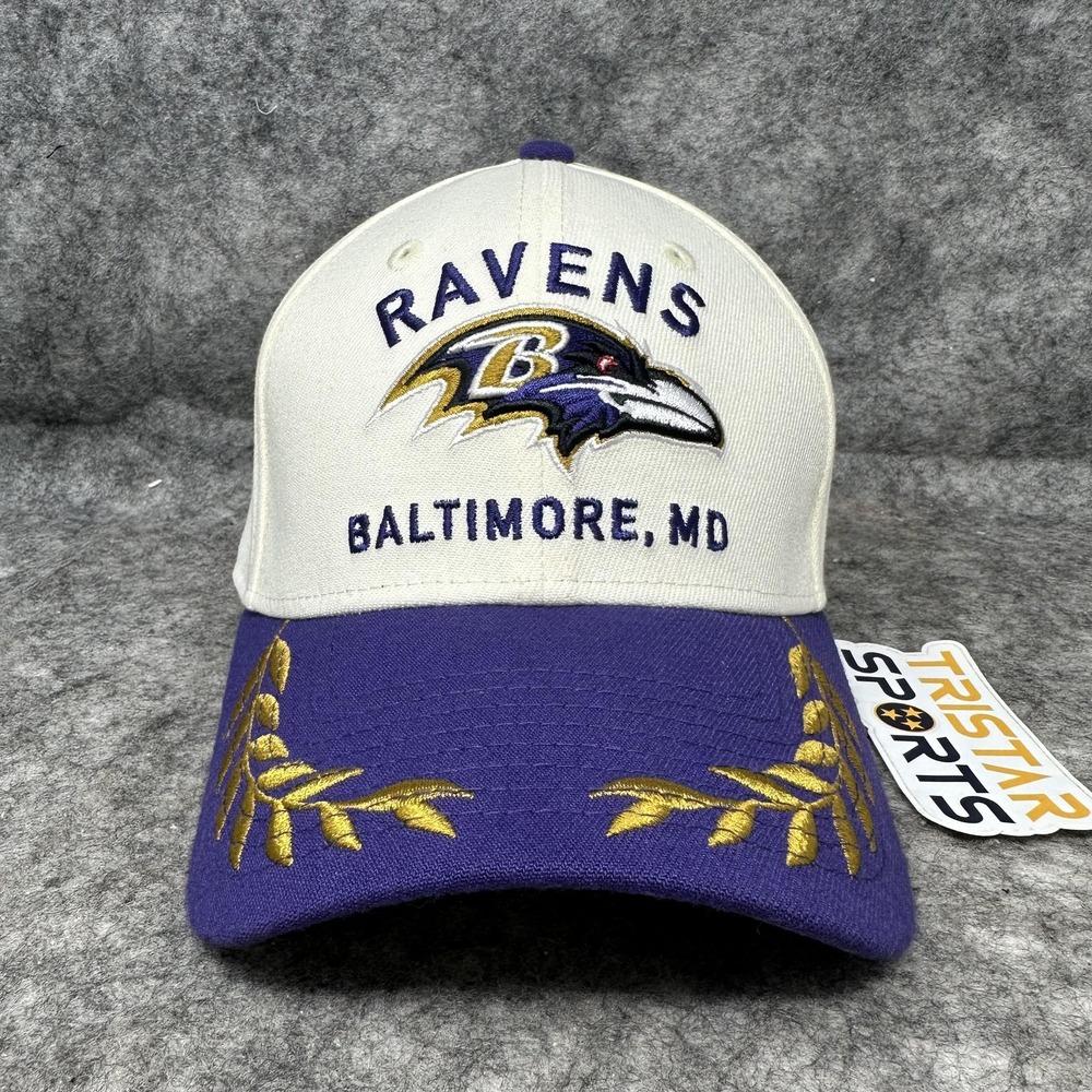 Baltimore Ravens Hat Cap Fitted Mens Small Medium NFL Football New Era Draft 25